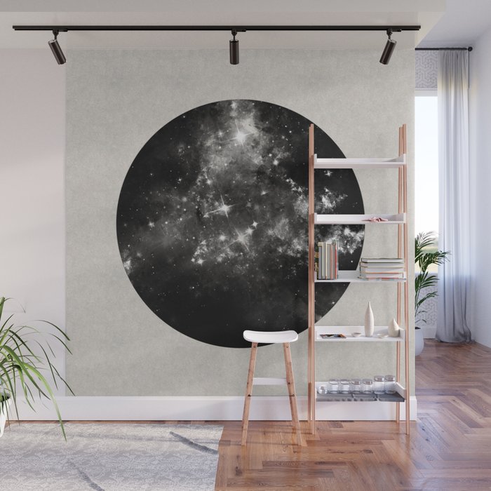 God S Window Black And White Space Painting Wall Mural By Printpix