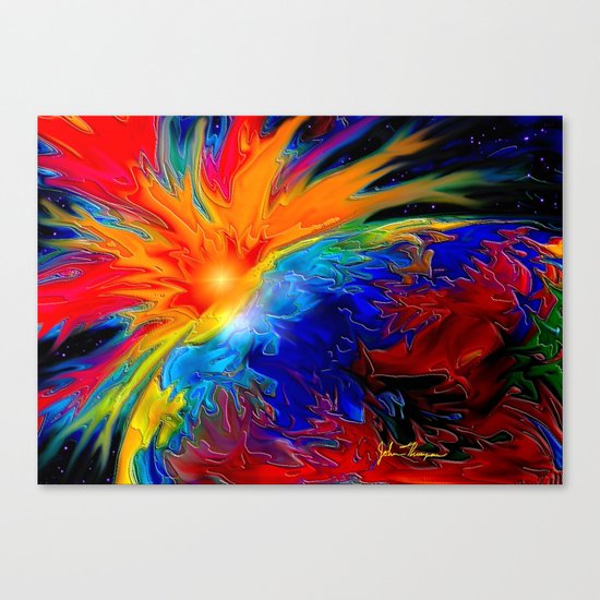 Massive ejection Canvas Print