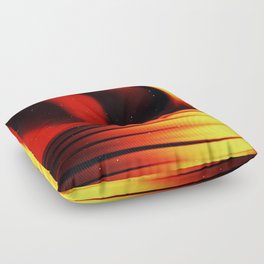 RURITANIA Red/Yellow Floor Pillow