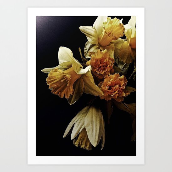 Spring Daffodil Bouquet; You're the Only One Art Print