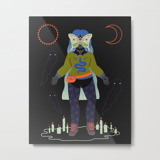 Witch Series: Seance Metal Print