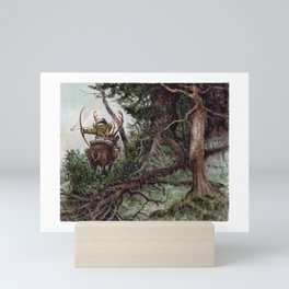 Archer Scrublands Mini Art Print