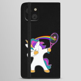 Dab Dabbing Tennis Unicorn Gift Tennis Player gift iPhone Wallet Case