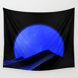 Blue Moon Release Wall Tapestry