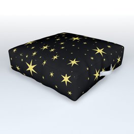 Hufflepuff Chapter Stars Outdoor Floor Cushion