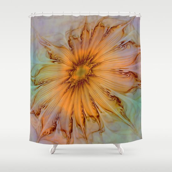 Splendid Fractal Flower 2 Shower Curtain