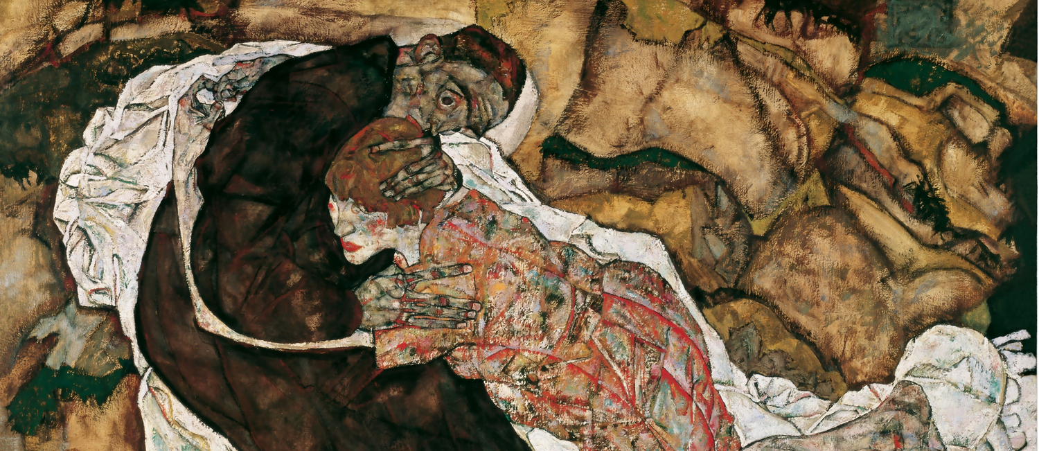 Egon Schiele Death And The Maiden Coffee Mug By Alexandra Arts
