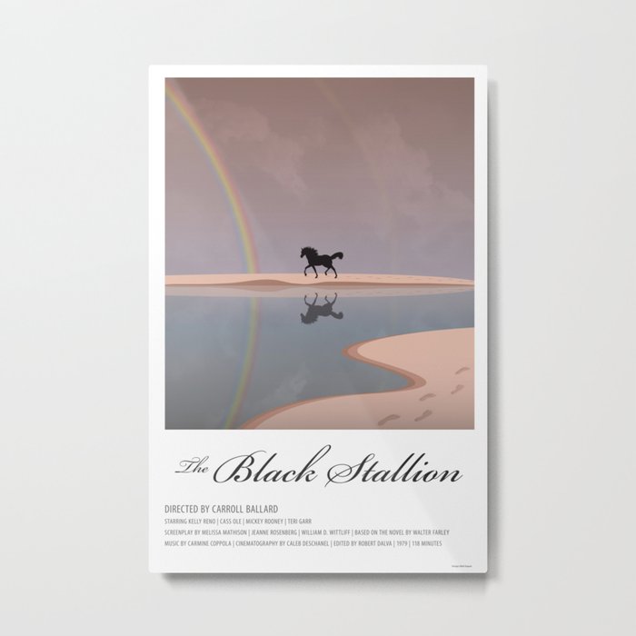 The Black Stallion (1979) Metal Print