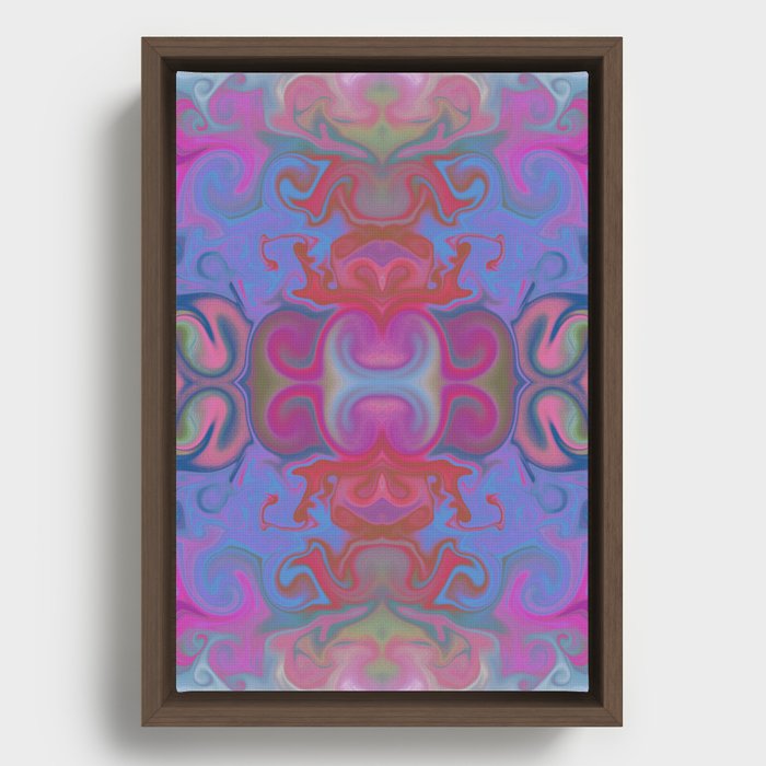 Get Happy 2  Framed Canvas