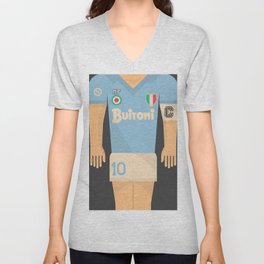 Maradona shirt, SSC Napoli, Maradona Napoli, vintage football shirt, old soccer shirt, calcio V Neck T Shirt