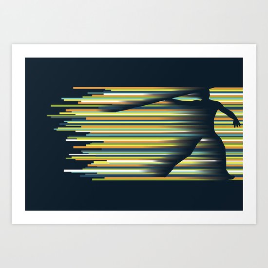 Olympic Javelin Art Print