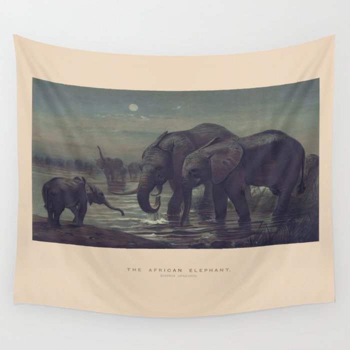 The African Elephant Wall Tapestry