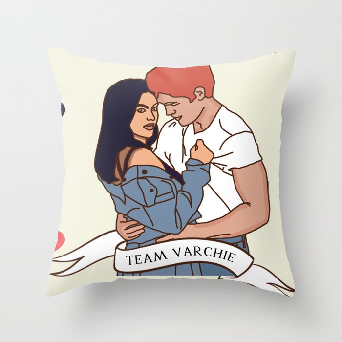 #teamVarchie Throw Pillow