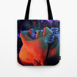 Neon Cherry Vampire Games Tote Bag