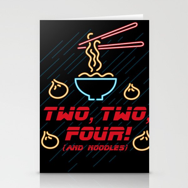 Two Two Four (and noodles) Stationery Cards