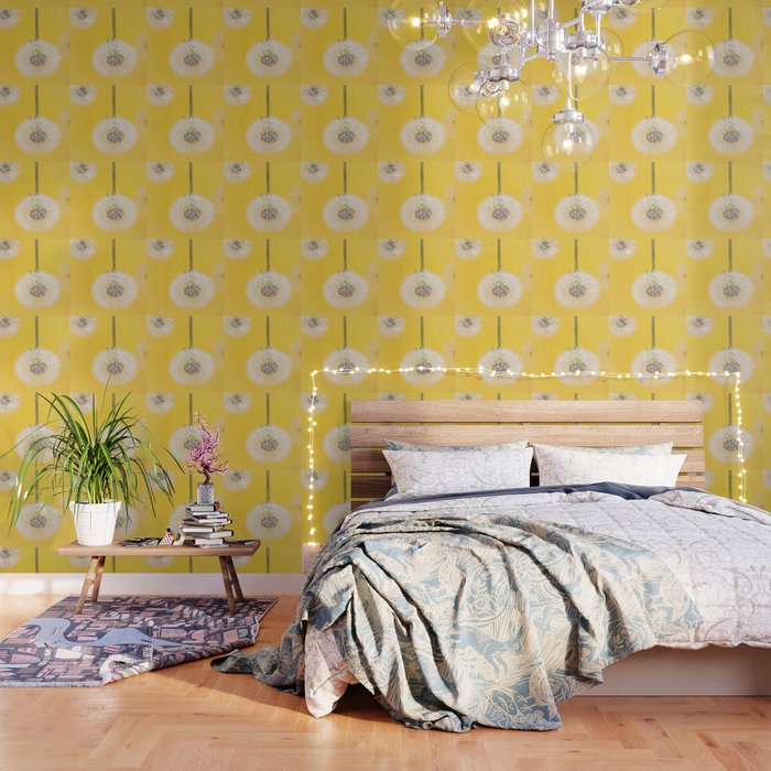 Whishes on yellow Wallpaper