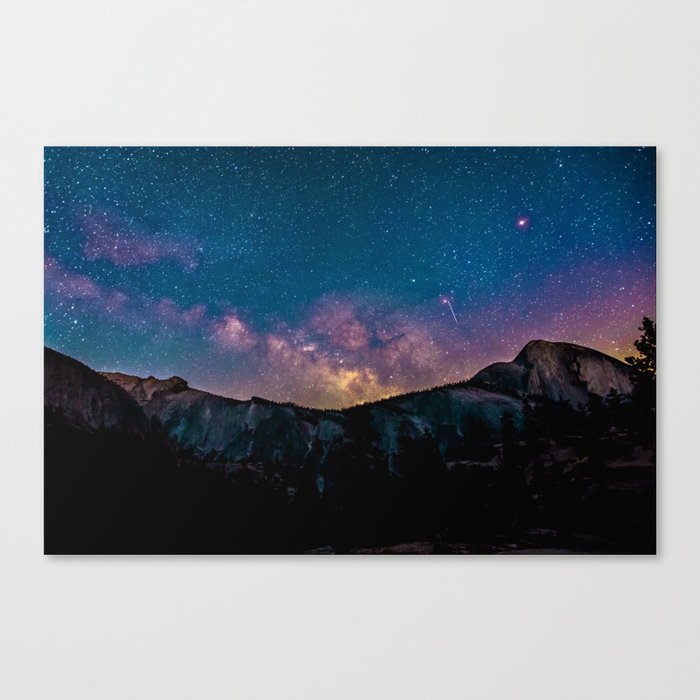 Mountain Stars Canvas Print