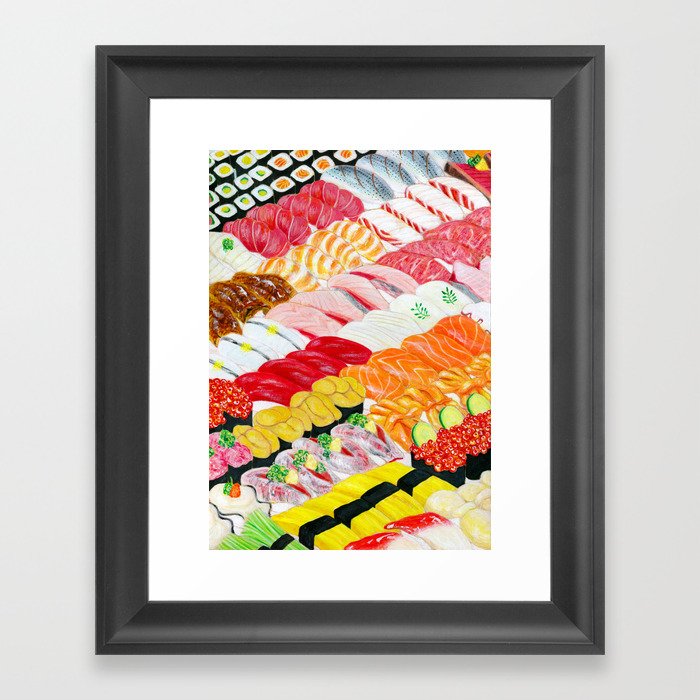 Sushi Framed Art Print