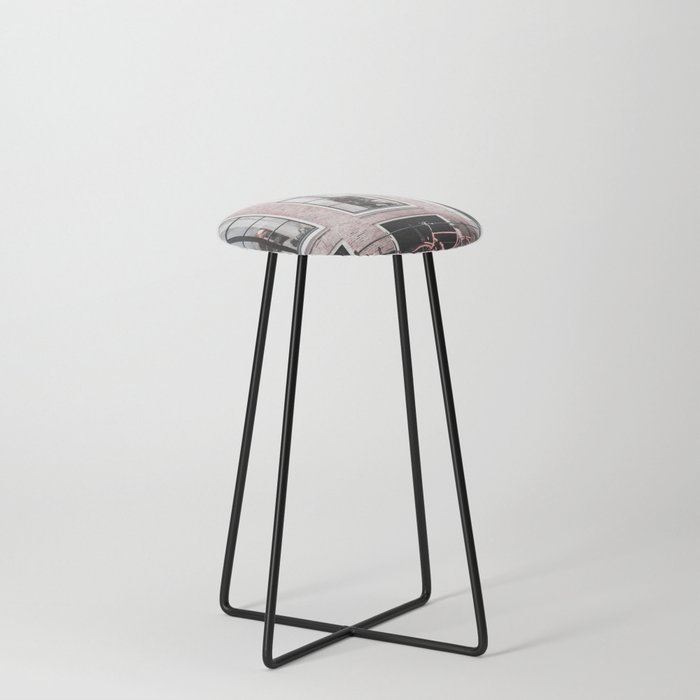 Amsterdam Pink House Counter Stool