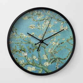 Blossoming Almond Tree, Vincent van Gogh Wall Clock