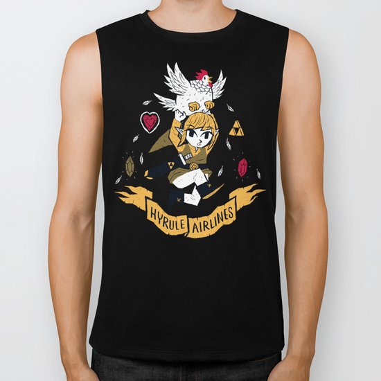 hyrule airlines Biker Tank