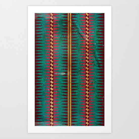 Geo Blanket Art Print