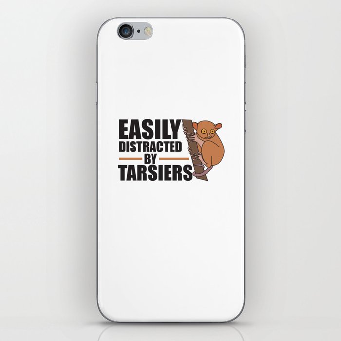 Easily Distrated By Tarsiers Cute Tarsier Monkey iPhone Skin