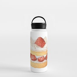 strawberry cake Water Bottle
