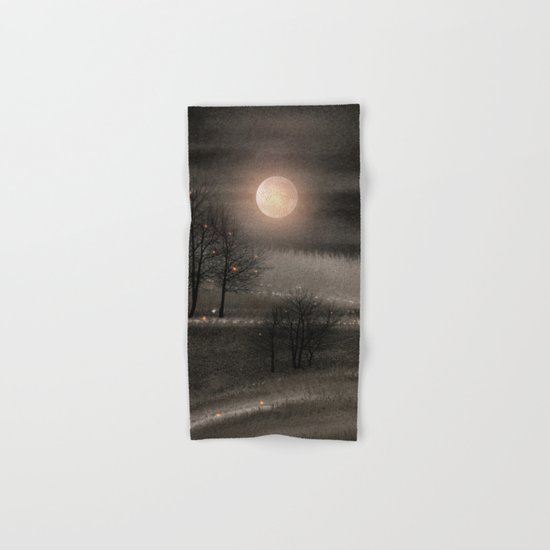 Calling The Moon III Hand & Bath Towel