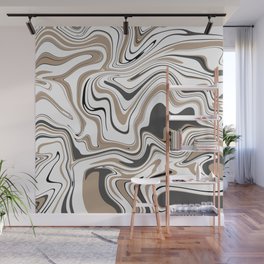 Simple natural balanced marble design Wall Mural