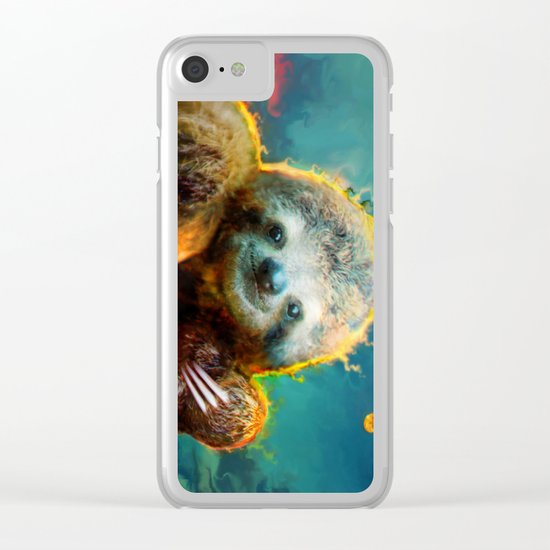 sloth Clear iPhone Case