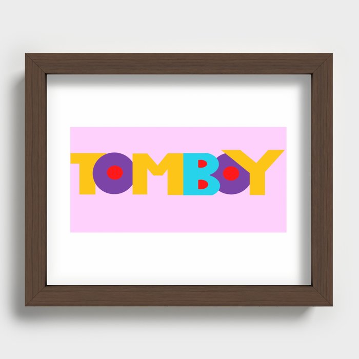 TOMBOY Recessed Framed Print