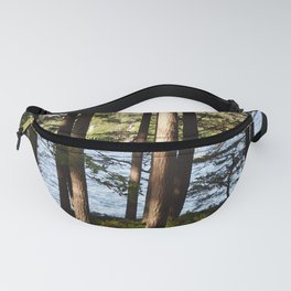 Scottish Highlands Pine Trees Loch Side Summer View Fanny Pack