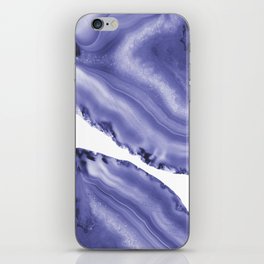 Very Peri Agate #1 #gem #decor #art #society6 iPhone Skin