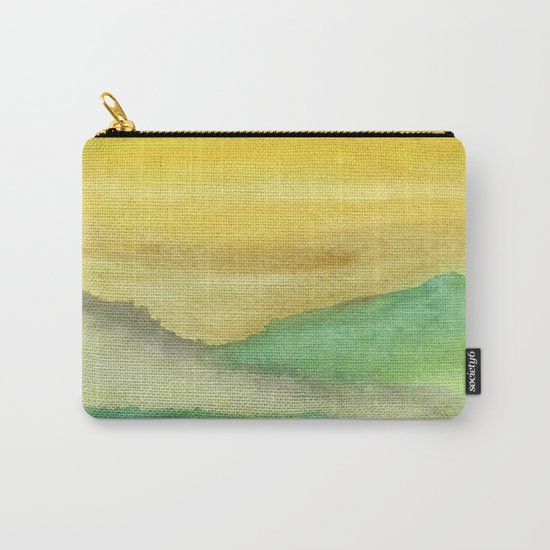 Watercolor abstract landscape 06 Carry-All Pouch