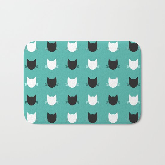 Cat Pattern 03 Bath Mat