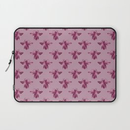 Pink Bees Pattern Laptop Sleeve