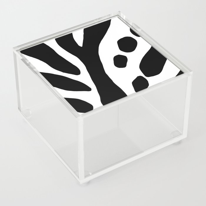 Bold Zebra Acrylic Box