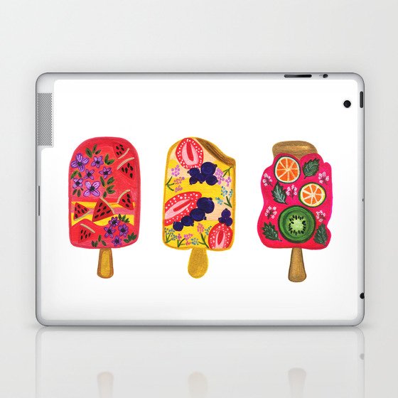 Fruity Popsicles Laptop & iPad Skin