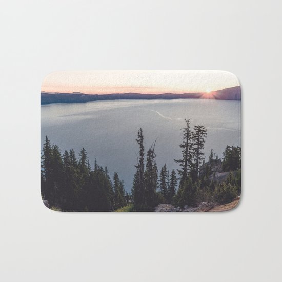 Lakeside Sunrise Bath Mat