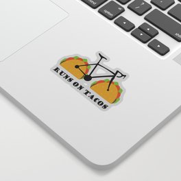 Runs On Tacos Sticker