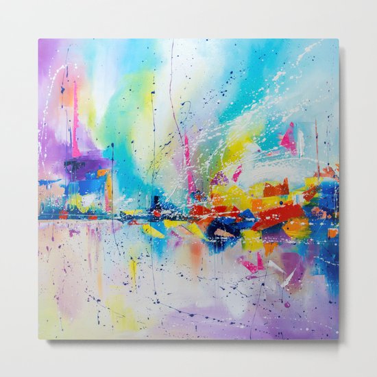 Travel of color Metal Print