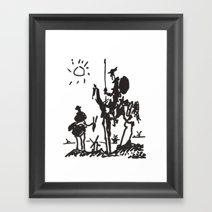 Picasso’s Don Quixote Framed Art Print