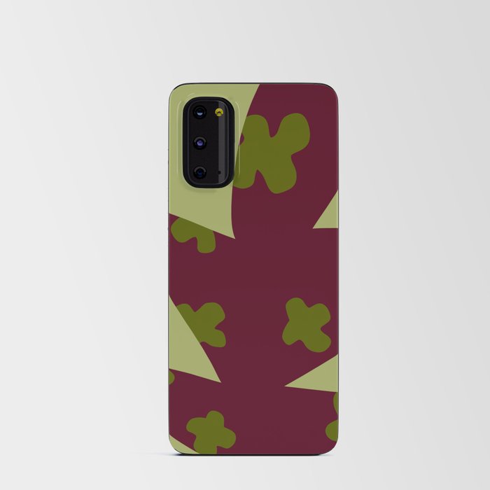 Patterned abstract color plant 1 Android Card Case
