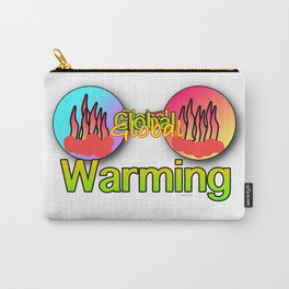 GLOBAL WARMING Graphic Design Illustration Carry-All Pouch