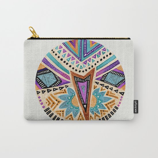 Tribal Folk Icon Carry-All Pouch