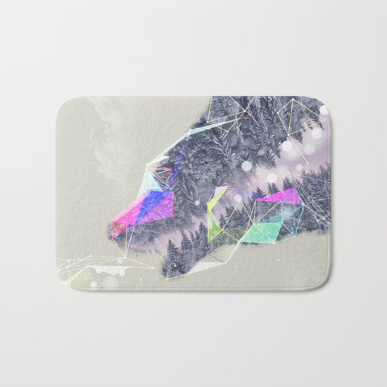 Cry Wolf Bath Mat