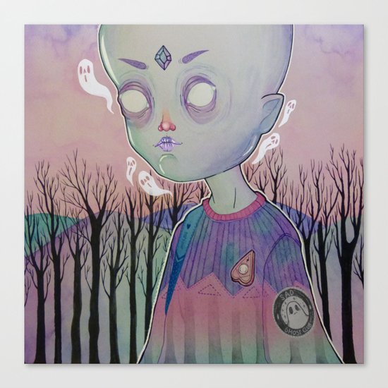 Little Ghost Canvas Print