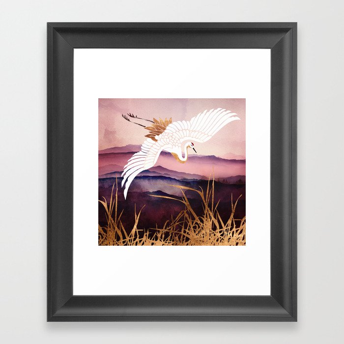 Elegant Flight III Framed Art Print