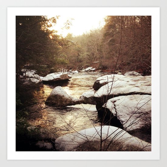 Diana in Winter Art Print